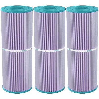  Hurricane 3 Pack HF4326-01 Platinum Purple Spa Filter Cartridge For PRB25, Unicel C-4326, Filbur FC-2375, Dynamic Series I RDC-25, Waterway 25 In-Line