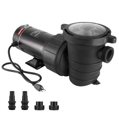  VEVOR Above Ground Pool Pump, 1HP, 80 GPM Max. Flow Single Speed Swimming Pool Pump, 120V 3450 RPM 36 Ft Max. Head Lift Pool Pump