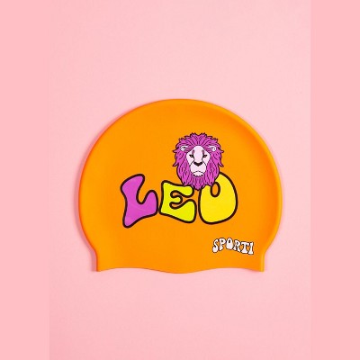  Sporti Groovy Zodiac Leo Silicone Swim Cap