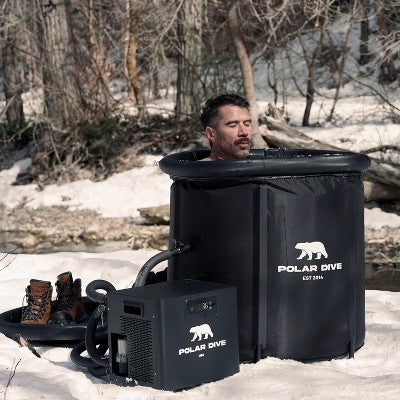  Polar Dive USA Portable Ice Bath Tub In Black