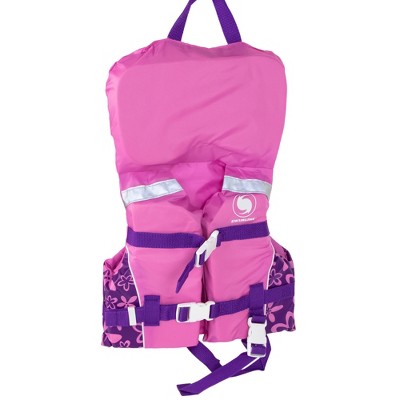  Swimline Infant USCG Approved Swimming Vinyl Life Vest With Handle - Pink - XS