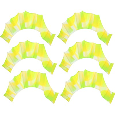  Unique Bargains Silicone Resistance Lightweight Aquatic Webbed Finger Frog Swimming Fins 3 Pairs