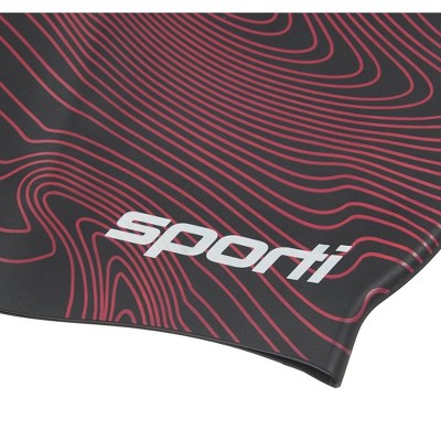  Sporti Sonar Waves Silicone Swim Cap