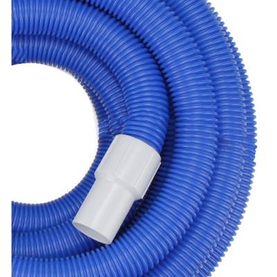  Pool Central Blow-Molded PE In-Ground Swimming Pool Vacuum Hose With Swivel Cuff 100' X 1.5" - Blue