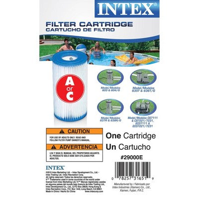  Intex Swimming Pool Easy Set Type A Replacement Filter Pump Cartridge (3 Pack)