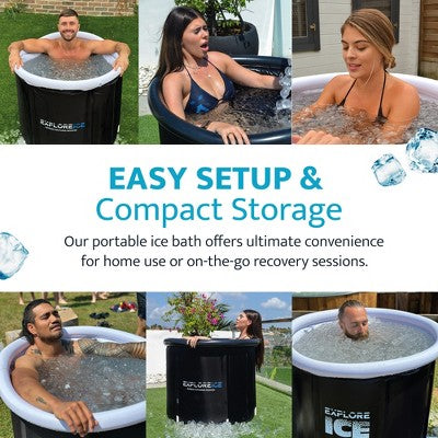  Explore Ice Bath Pro Max Extra Large Outdoor Athlete Cold Plunge Bath Tub