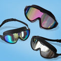 Link Active Panoramic Wide View Swimming Goggles, Comfortable Fit For Adults And Youth, UV Protection, Anti-Fog, Fast Clasp Technology
