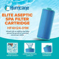  Hurricane Filters Elite Aseptic Spa Filter Cartridge For Unicel 4CH-24, PGS25P4, Filbur FC-0131, After Hours Spas, Nemco Spas, And Threaded 25, 3 Pack