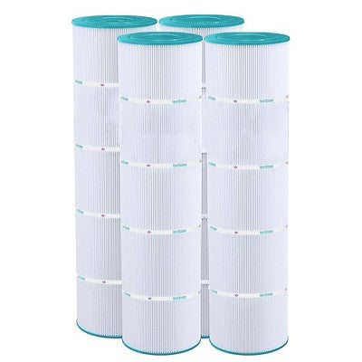  Hurricane 4 Pack HF7459-04 Advanced Pool Filter Cartridge Replacement For PJAN85, Unicel C-7459, Filbur FC-0800, Jandy Industries CCL-340,CV 340