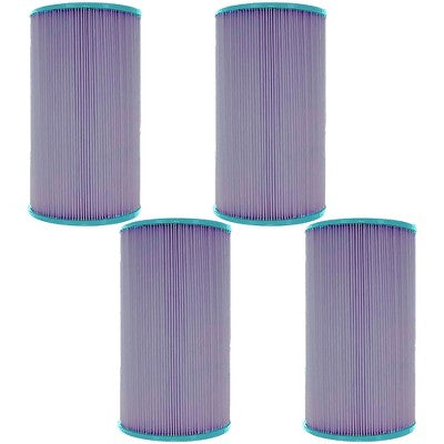  Hurricane 4 Pack HF6430-01P Platinum Purple Spa Filter Cartridge Replacement For PWK30, Unicel C-6430, Filbur FC-3915, Watkins Hot Spring Spas