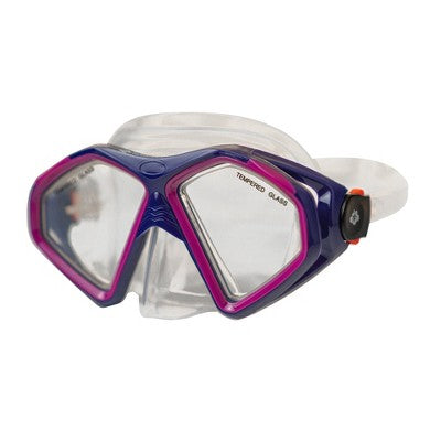  Hawaii Divers Laguna Adult Snorkel Mask - Pink/Purple