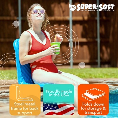  TRC Recreation Super Soft 19 Inch Foam Folding Lake Pool Lounge Chair