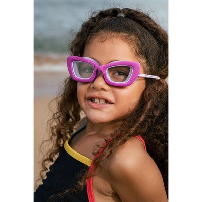  Speedo Kids' Sunny Vibes Swim Goggles - Purple: Age 3-6, Polycarbonate, Swim Gear