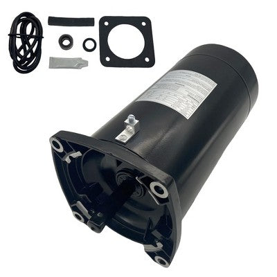  USQ1102 Swimming Pool Pump Motor Kit, Square Flange 1HP Pool Pump Motor Compatible With Sta-Rite Dura-Glas, 115V/230V, 3450 RPM