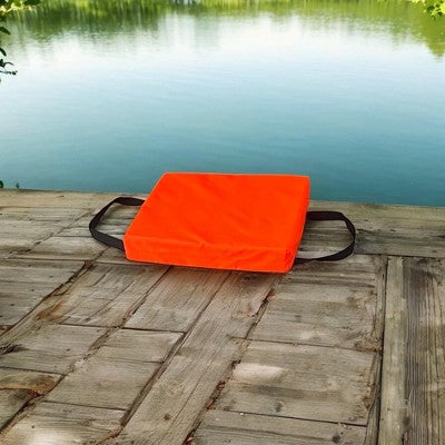  Bradley Type IV Boat Cushion USCG Approved Throwable Flotation Device; Coast Guard Approved Throw Preserver With Foam Cushion