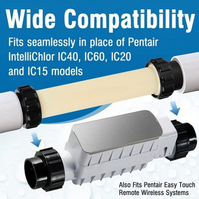 Maplefield Impresa Dummy Bypass Cell Compatible With Pentair IntelliChlor IC Models 520588