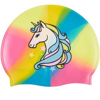  Sporti Unicorn Silicone Swim Cap Jr.