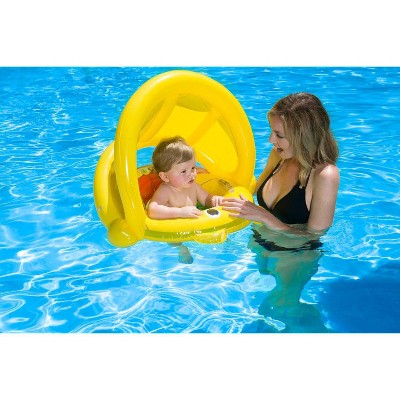  Poolmaster Swimming Pool Float Baby Bear Rider With Sun Protection