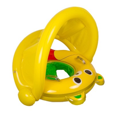 Poolmaster Swimming Pool Float Baby Bear Rider With Sun Protection