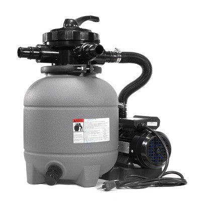  12" Sand Filter Above-Ground W/ Pool Pump 7-Way Valve Media Filter Included