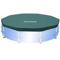  Intex Swimming Pool Maintenance Kit With Vacuum And Pole & 10’ Round Pool Cover