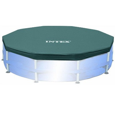  Intex Swimming Pool Maintenance Kit With Vacuum And Pole & 10’ Round Pool Cover