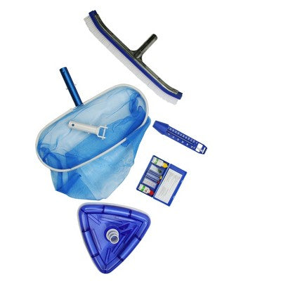  Pool Central 5-Piece Swimming Pool Cleaning And Water Testing Kit