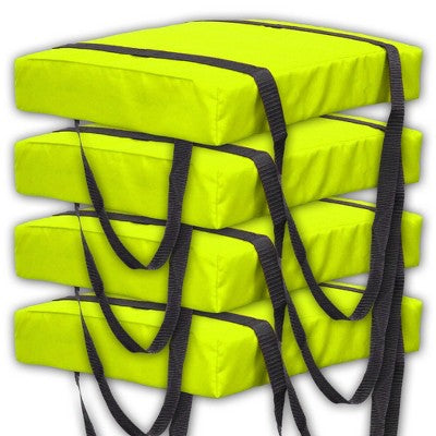  Bradley 4 Pack Type IV Boat Cushion USCG Approved Throwable Flotation Device; Coast Guard Approved Throw Preserver With Foam Cushion