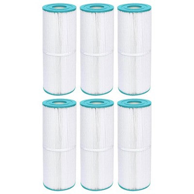  Hurricane Replacement Spa Filter Cartridge For Pleatco PRB50-IN, Unicel C-4950, Filbur FC-2390, And Jacuzzi J210/J220/J235/J245/J275, White (6 Pack)