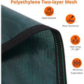  Pool Safety Cover Fits 18x36ft Inground Pool – Ultra-Dense Green Mesh With Anchors & Tools, Winter Safety Net Cover 20x38ft
