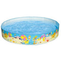  Intex Beach Days Snapset Instant Round Kids Childrens Swimming Pool Allows For 9.5' Of Water, Holds 119 Gallon Capacity/450 Liters (6 Pack)