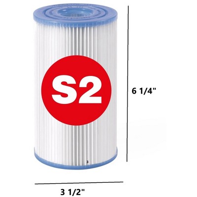  Intex 29012E PureSpa Filter Cartridge Type S2 For Various PureSpa Models 2-Pack