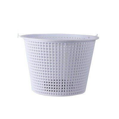  Pool Central 6.75" White Round Heavy Weighted Swimming Pool Skimmer Basket