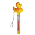  Swim Central 8.5" Yellow Duck Floating Swimming Pool Thermometer With Cord