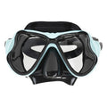  Hawaii Divers Manta Ray Adult Snorkel Mask – Turquoise/Black(Unisex)