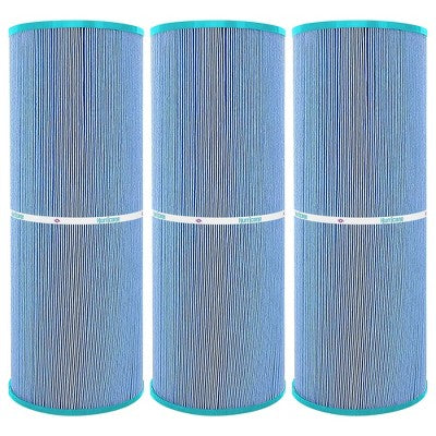  Hurricane 3 Pack HF5374-01M Elite Aseptic Spa Filter Cartridge For PLBS75 Unicel C-5374, Filbur FC-2971, Rainbow, Waterway, Leisure Bay, S2/G2 Spa 75