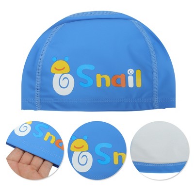  Unique Bargains Kid's Knitted PU Snail Swim Cap 1 Pc