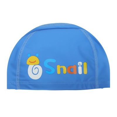  Unique Bargains Kid's Knitted PU Snail Swim Cap 1 Pc