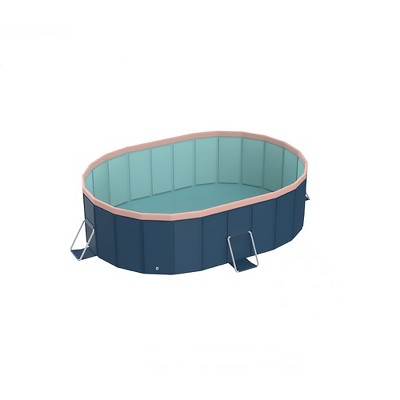  Racxily Foldable PVC Pool For Adults & Kids, Portable Outdoor Swimming Pool For Summer Backyard, Patio, Garden
