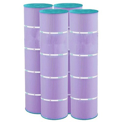  Hurricane 4 Pack HF7459-04P Platinum Purple Pool Filter Cartridge For PJAN85, Unicel C-7459, Filbur FC-0800, Jandy Industries CCL-340,CV 340