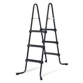  Funsicle SureStep 36 Inch 3 Stair Plastic Lightweight Above Ground Pool Ladder With QuickSet 10' X 30" Durable Ring Top Above Ground Swimming Pool