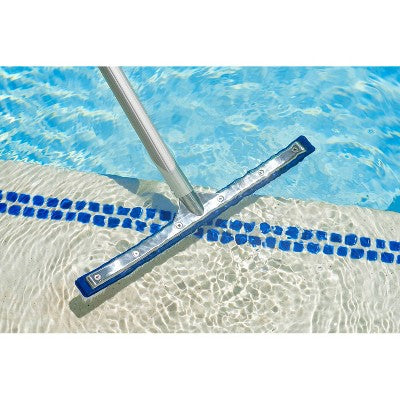  Poolmaster Classic 18'' Aluminum Back Swimming Pool Brush For Inground And Above Ground Pools