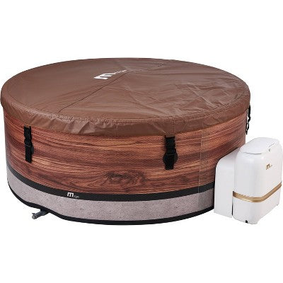  MSpa Duet Round DWF Bubble Spa With Thermal Cover 245 Gal 138 Electric 110 Volt AC Inflatable Hot Tub