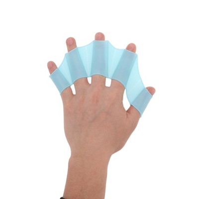 Unique Bargains Swimming Duck Paw Hand Flippers 1 Pair