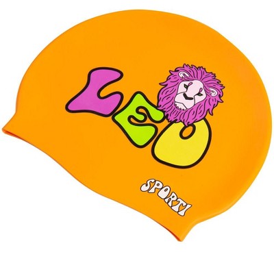  Sporti Groovy Zodiac Leo Silicone Swim Cap