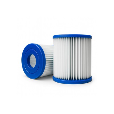  Nispira Pool Filter Replacement For Bestway Flowclear Type I Cartridge Pool Filter(110-120V) 58093E-CASE 330 Gal. | Pack Of 8