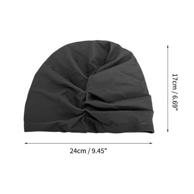  Unique Bargains Polyester Knotted Swimming Cap 1 Pc
