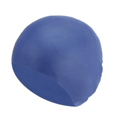  Unique Bargains Silicone Waterproof Solid Color Swim Cap 1 Pc