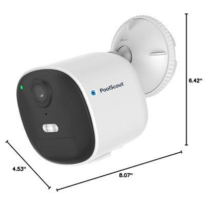  PoolScout: Wireless Pool Security Camera, Battery & Solar, Drowning Alarm