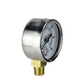  Pool Central Side Mount Stainless Steal Pressure Gauge 2.75" (50mm) - White/Silver